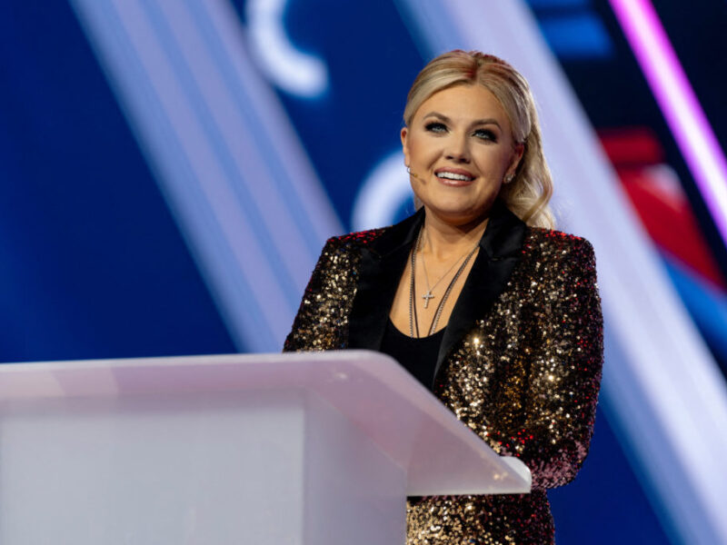 Erika Kirk attending an NFL event and lifestyle appearances