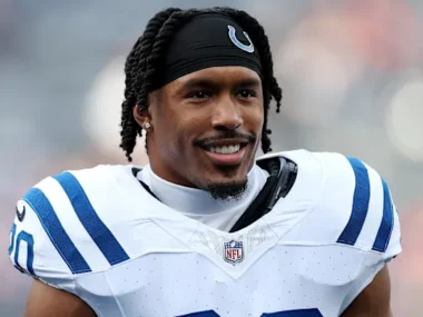 Nick Cross playing safety for the Indianapolis Colts in the NFL